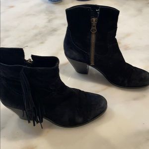 Suede booties
